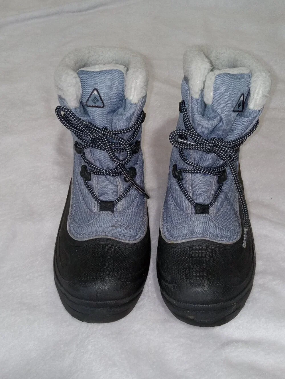 Columbia Cascadian Trinity Thermolite Winter Snow Boots Blue Black Women’s 6.5